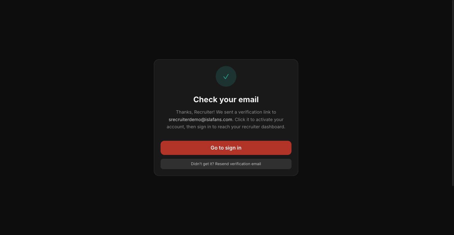 Apply to the Recruiter Program — screenshot 5